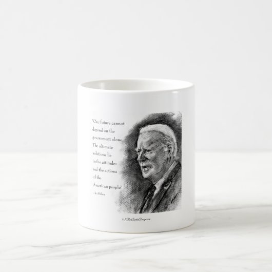 ジョー・バイデン+名言 コーヒーマグカップ (中央)