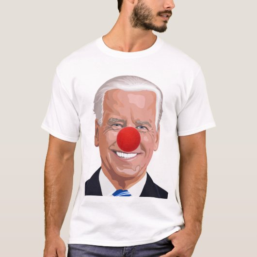 ジョー・バイデン 邪悪なピエロ Tシャツ (正面)