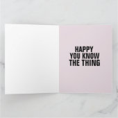 ジョー・バイデン 面白いイースター ビッグ グリーティング カード (内部)