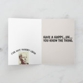 ジョー・バイデン 面白い誕生日トランプカード サンキューカード (内部)