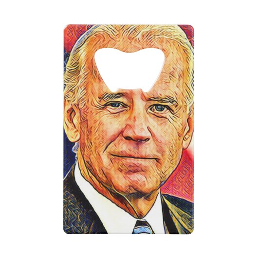 ジョー・バイデン-2020選挙_ クレジットカード栓抜き (正面)