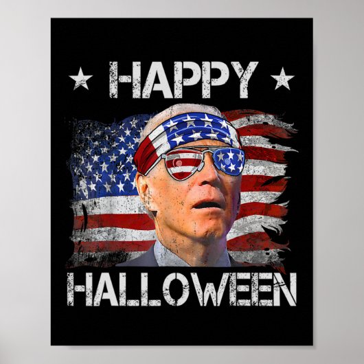 ジョー・バイデン 7月4日 ハロウィン ポスター (正面)