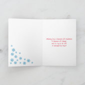 ジョー・フロストの雪だるまクリスマスカード カード (内部)