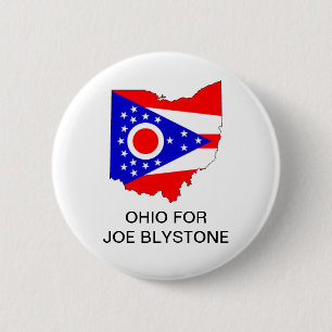 ジョー・ブリストンガバナー・ボタン用OHIO 缶バッジ