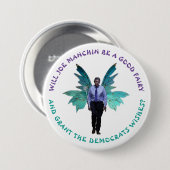 ジョー・マンチンいい妖精？ 缶バッジ (正面&裏面)