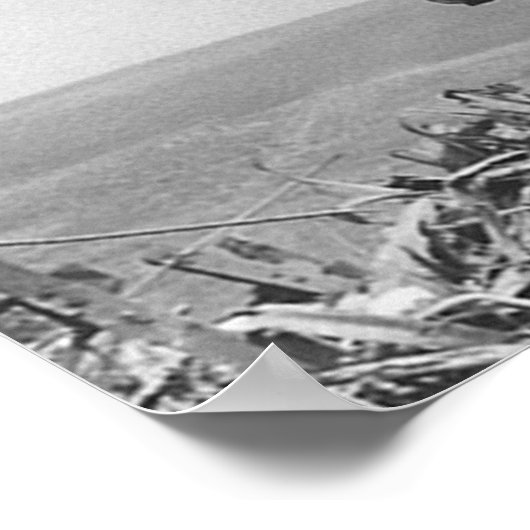 ジョー・ローゼンタールによる硫黄島の国旗の揚げ ポスター (角)