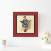 ジョー（太った少年）・カイド、ピクウィック紙 スクエア壁時計 (ホーム)