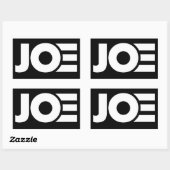 ジョー 長方形シール (シート)