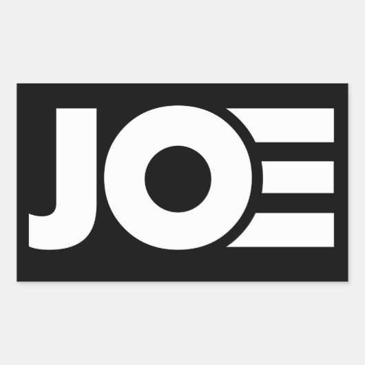 ジョー 長方形シール (正面)