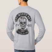 ジョーMorrisの芸術のヴィンテージのレーサーT Longsleeve Tシャツ (裏面)