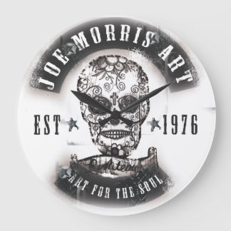 ジョーMorrisの芸術の時計 ラージ壁時計