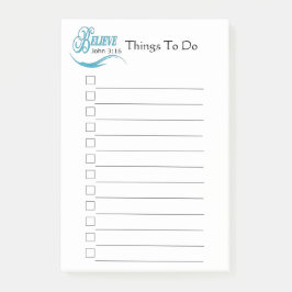 ジョ信じン3:16すべきこと ポストイット