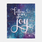 ジョ後を追イ-アクア肯定芸術 フリースブランケット (正面)