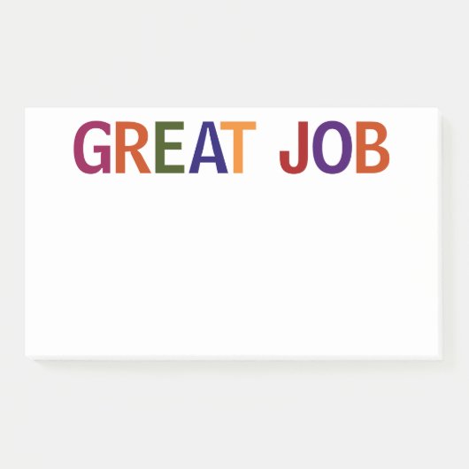 ジョ素晴らしブ数々のカラー10 x 6 ポストイット (正面)