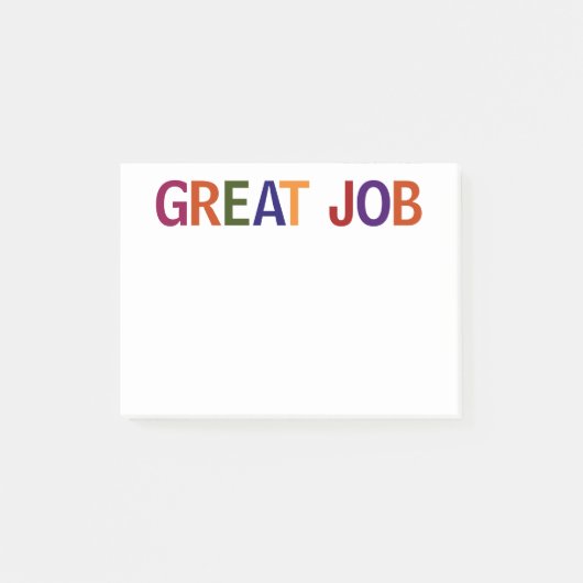 ジョ素晴らしブ数々のカラー4 x 3 ポストイット (正面)