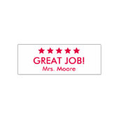 ジョ素晴らしブ5星名前をカスタムする先生 セルフインキングスタンプ (デザイン)