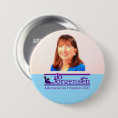 ジョ·オルガンセン氏、2020年大統領就任 缶バッジ (正面&裏面)