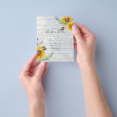 ジラソレスデインビタシオンデボダエコノミカビリンヒュエ チラシ (手)