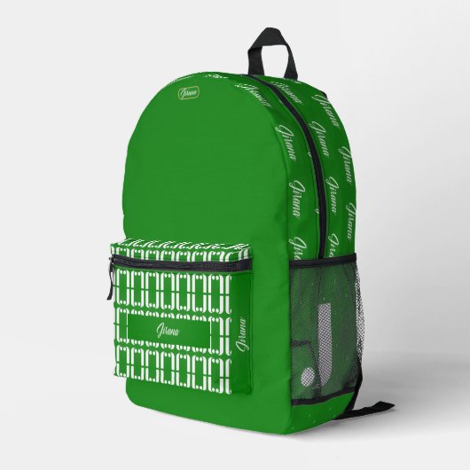 ジラナ プリントバックパック (裏面右端)