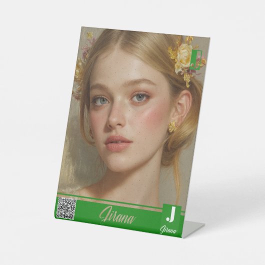 ジラナ 台座サイン (正面)