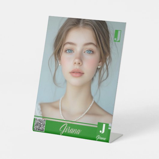 ジラナ 台座サイン (正面)
