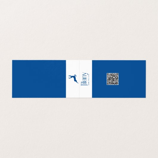 ジラニー折り畳み名刺 名刺 (内部フラット)