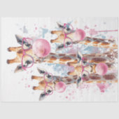 ジラフお洒落スの吹泡を切り離す 薄葉紙 (正面)