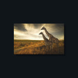 ジラフィーと風景 キャンバスプリント<br><div class="desc">GiraffesとThe Landscape ©とBigstock®® – 全著作権所有。</div>