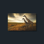 ジラフィーと風景 キャンバスプリント<br><div class="desc">GiraffesとThe Landscape ©とBigstock®® – 全著作権所有。</div>