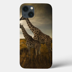 ジラフィーと風景 iPhone 13ケース