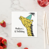 ジラフィードルズーサファリパーティー スタンダードカクテルナプキン (インサイチュ)