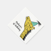 ジラフィードルズーサファリパーティー スタンダードカクテルナプキン (角)