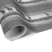 ジラフェスのシルエット ラッピングペーパー (ロールコーナー)