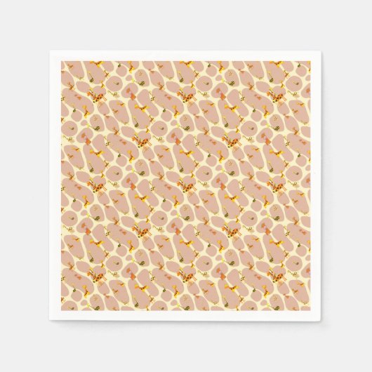 ジラフェス スタンダードカクテルナプキン (正面)