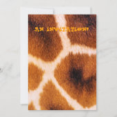 ジラフェス 招待状 (正面)