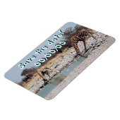 ジラフェズアットザウォーターリングホール マグネット (左側)