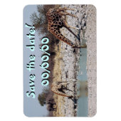 ジラフェズアットザウォーターリングホール マグネット (縦)