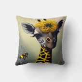 ジラブンブンいう音フデジタお洒落ルアート クッション (裏面)