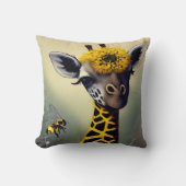 ジラブンブンいう音フデジタお洒落ルアート クッション (正面)