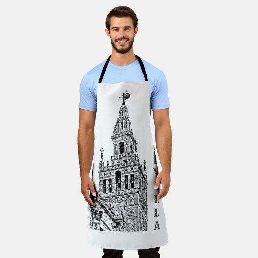 ジラルダセビリア大聖堂。アンダルシア,スペイン。 エプロン (着用した状態)