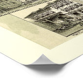 ジラルビル， PAパノラママップ – 1889 ポスター (角)