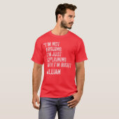 ジリアンの引用 楽しい 誕生日 カスタム 名前 アイデア エンジニア Tシャツ (正面フル)