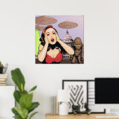 ジリアン・アンダーソン ポスター (ホームオフィス)