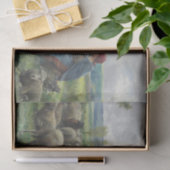 ジリアン・デュプレによる羊飼いの娘と羊 薄葉紙 (ギフト)