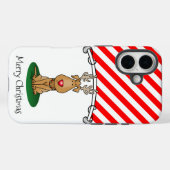 ジリンおもしろいグこの赤い鼻トナカイ犬かわいい Case-Mate iPhoneケース (裏面 (横))