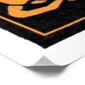 ジリー・ド・グラーグ座って3匹の猫 ポスター (角)