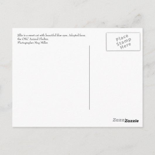 ジリー#2 ポストカード (裏面)