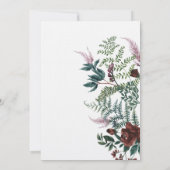 ジルとドリューの結婚式招待状 招待状 (裏面)