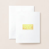 ジルカーオースティンテキサス州クリスマスカード 箔カード (裏面封筒付き)