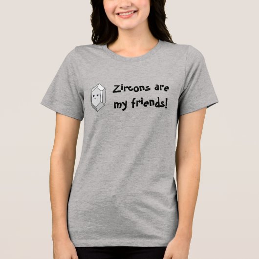 ジルコンは友達! トライブレンドTシャツ (正面)
